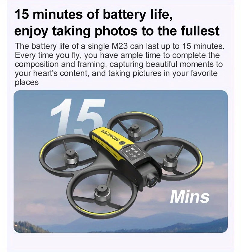 4K Camera Drone M23 with Obstacle Avoidance and GPS - Tidesmit Tidesmit