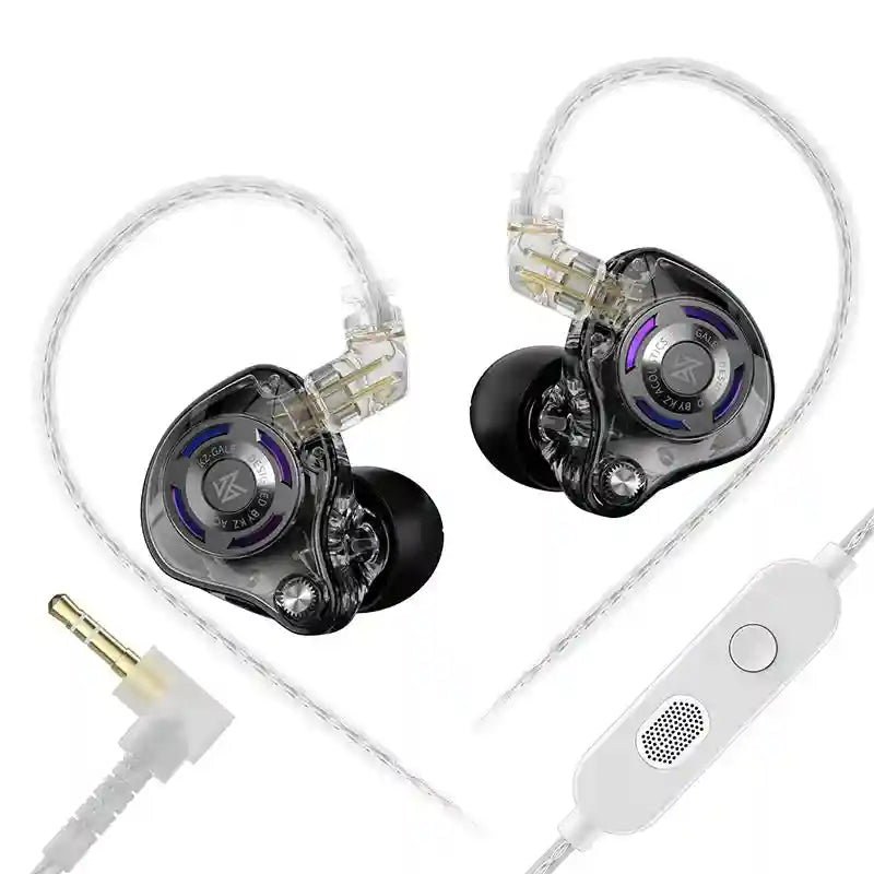 Gaming Earphones with Dual Microphone - High Fidelity 3.5mm Wired Audio Black 3.5MM MIC China Mainland Tidesmit