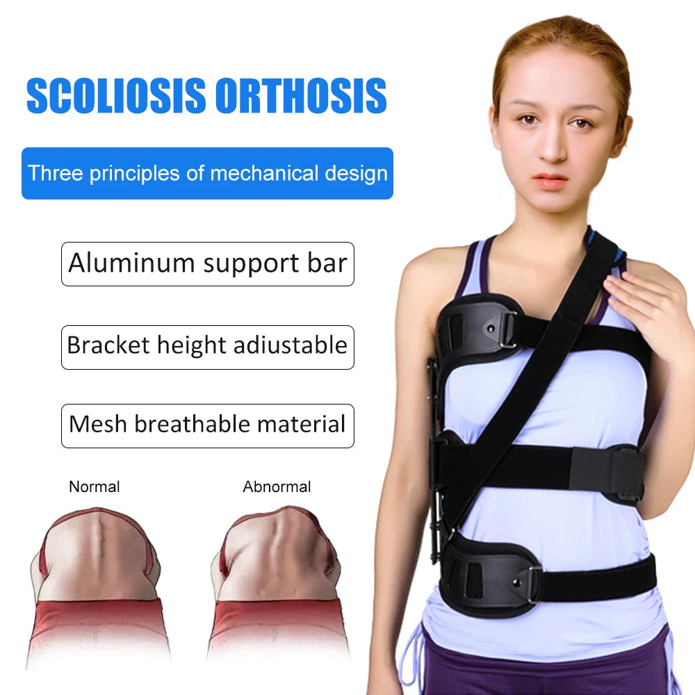 Posture Corrector for Spine Alignment | Adjustable Ergonomic Support Fascia Gun Tidesmit