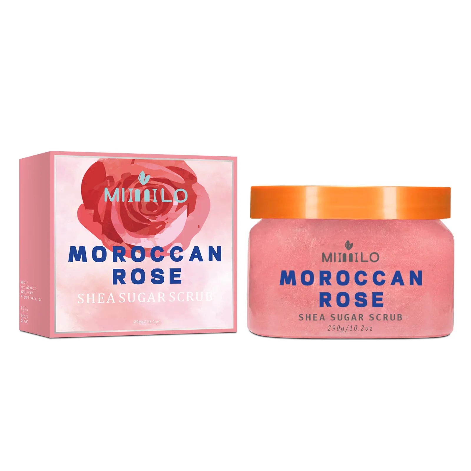 Shea Sugar Scrub Exfoliator for Smooth Skin | Tidesmit 290g Scrubs Treatments MOROCCAN ROSE 290g Tidesmit
