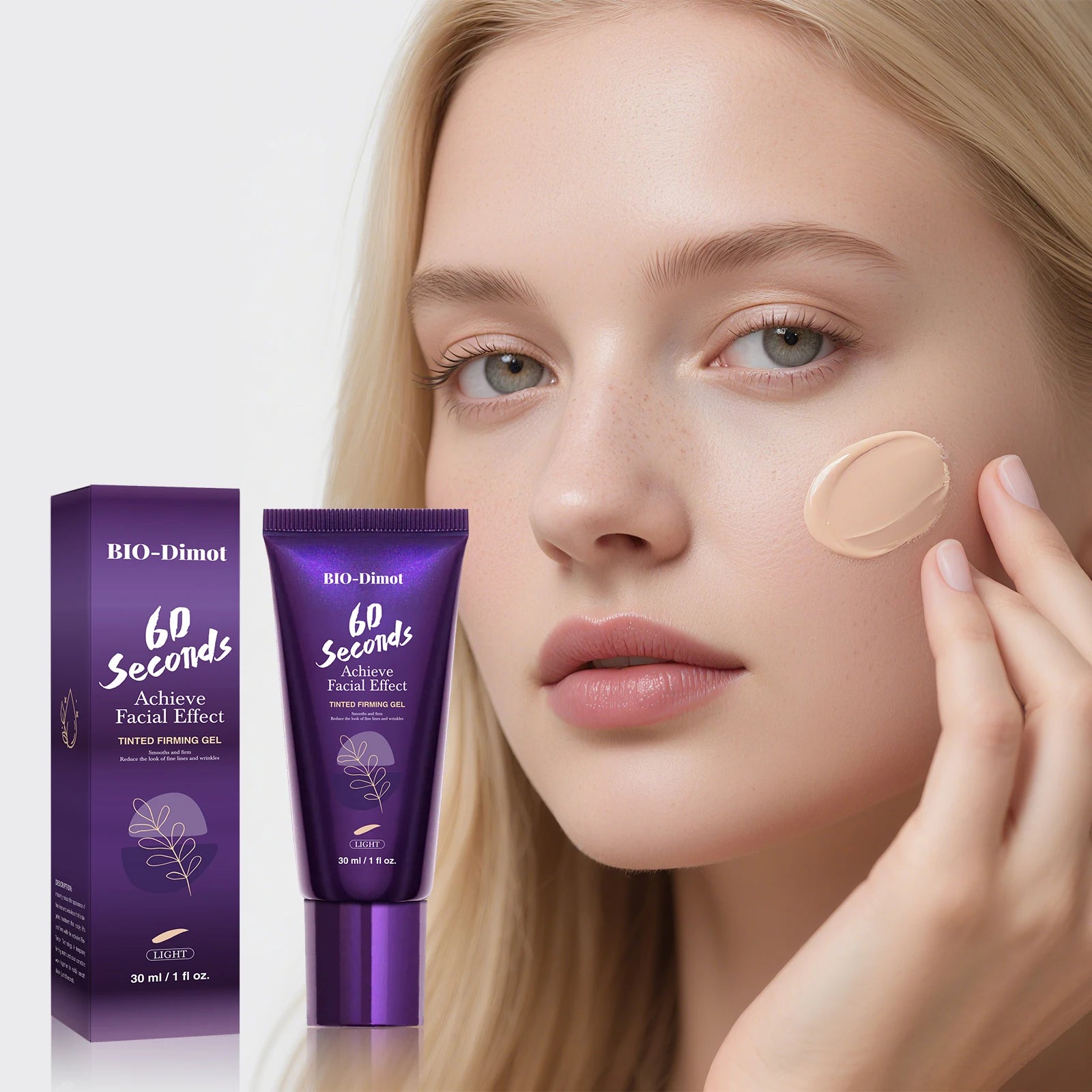 Tidesmit full coverage face foundation with instant firming oil control and waterproof long lasting concealer finish