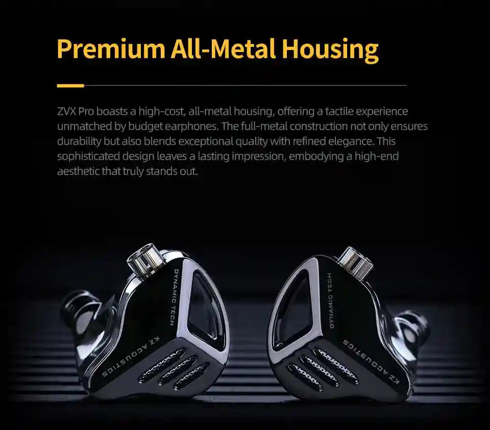 In Ear Monitor Headphones – Metal HiFi Bass Earbuds with Mic Tidesmit