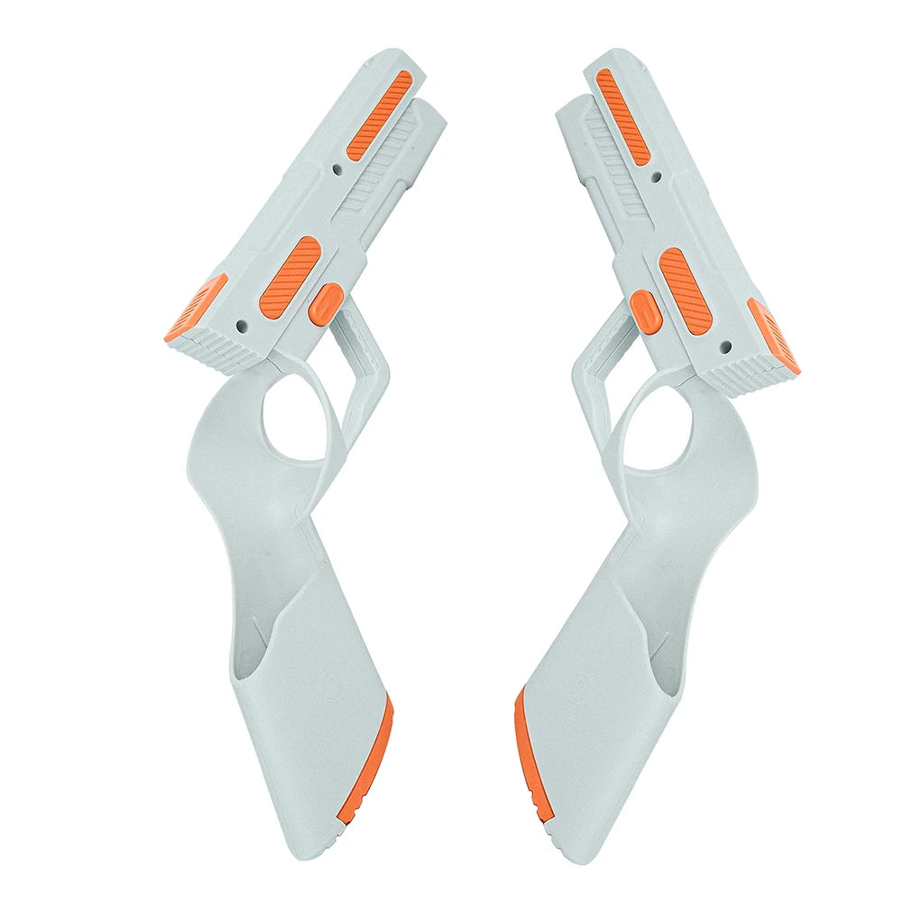 Meta Quest 3 VR Gun Stock Grip | Precision FPS Aiming Controller White Tidesmit
