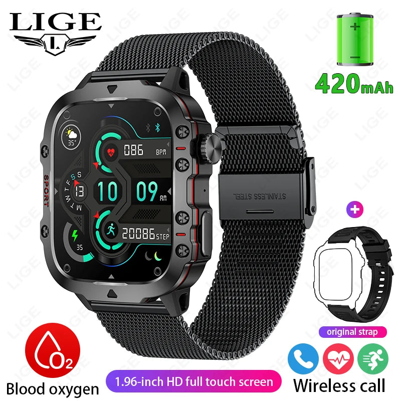New Smart Watch For Men Women Bluetooth Call Heart Rate Sleep Monitoring 3ATM Waterproof Sport Smartwatch For Android IOS 2026