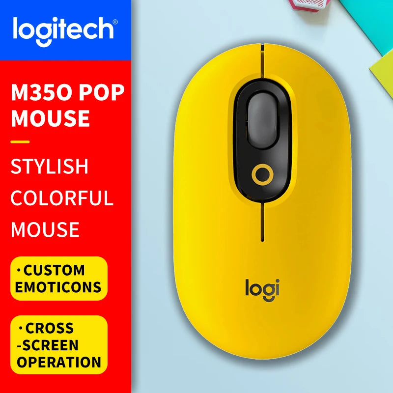 Logitech (M) Series Wireless Wired Office Mouse for Laptops, Quiet and Portable for Business and Home Use M650 M350 M350P M185