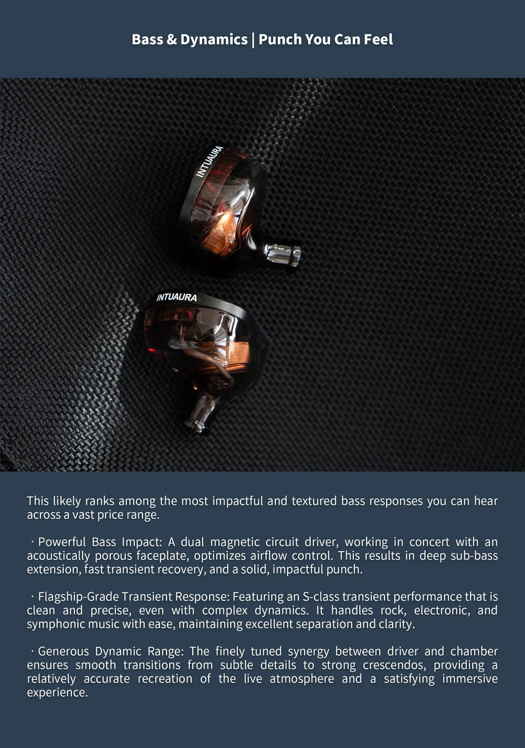 INTUAURA Impact Wired in-ear headphones Tidesmit