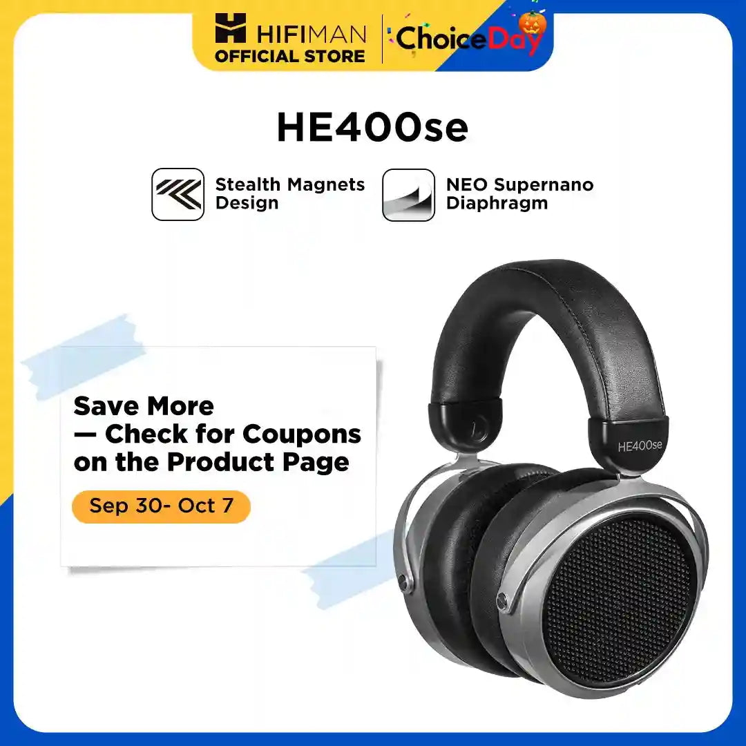 HE400se Planar Magnetic Headphones Open-Back Wired Over-Ear Non Stealth Version China Mainland Tidesmit