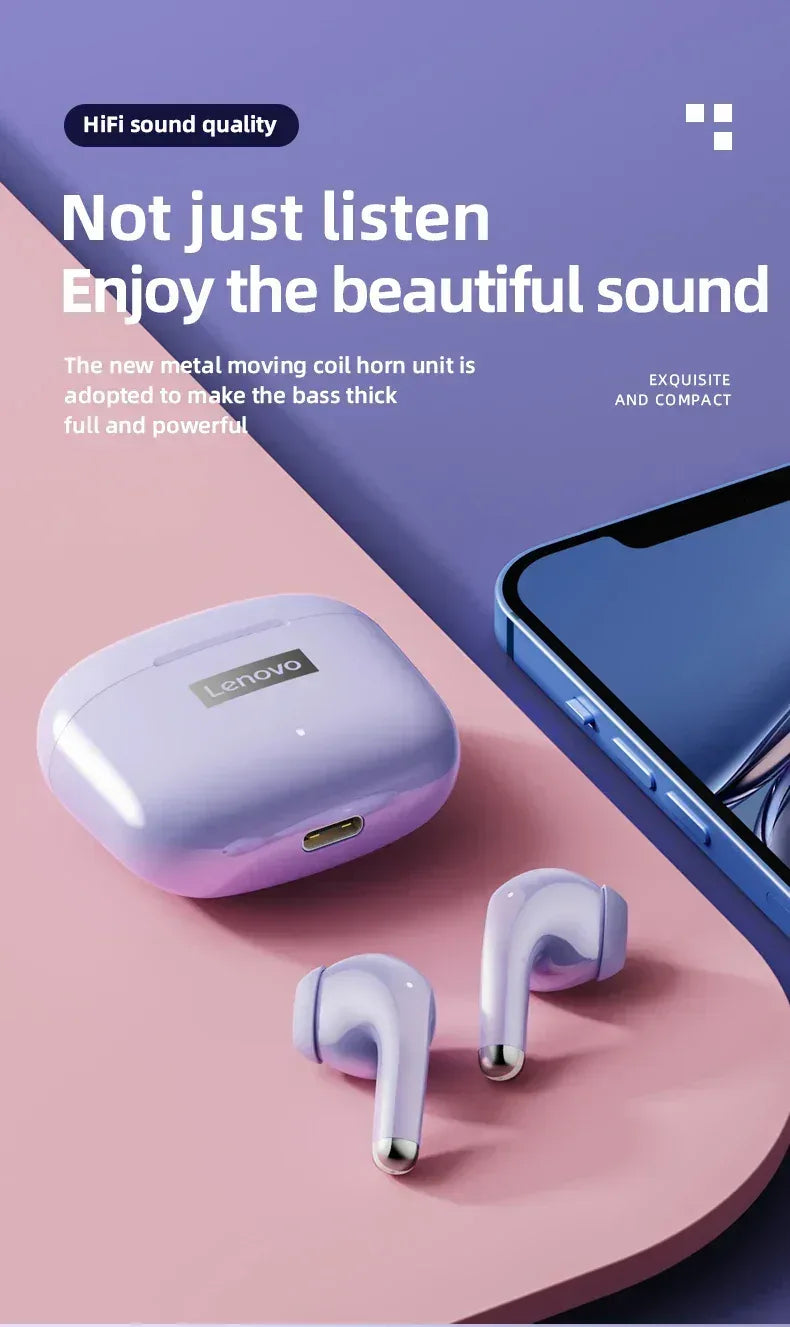 Lenovo LP40 Pro TWS Wireless Earphones Bluetooth 5.1 | Tidesmit Tidesmit