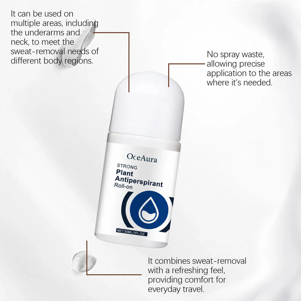 Tidesmit roll-on antiperspirant deodorant for lasting sweat protection and body odor elimination.