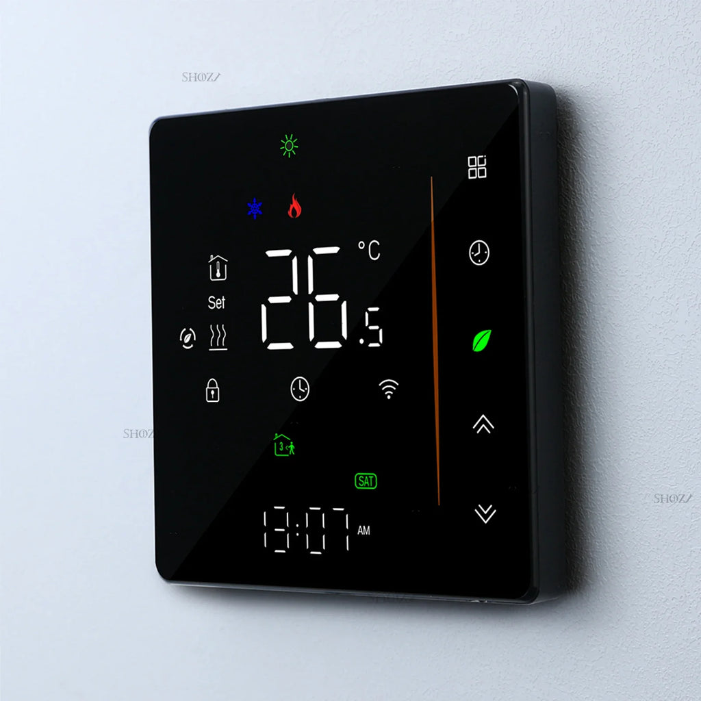 Smart WiFi Thermostat for Floor Heating&Cooling System Compatible with Gas Boiler Heat Pump HVAC Control Controller/Actuator