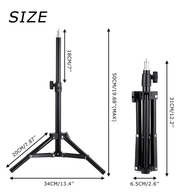 LED Ring Light with Tripod Stand for Video Live Streaming by Tidesmit Tidesmit
