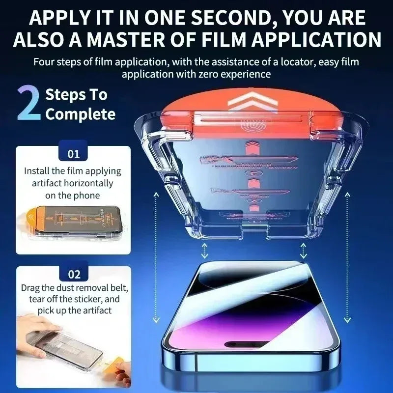 iPhone Tempered Glass Screen Protector - 9H Hardness Case-Friendly Guard Tidesmit