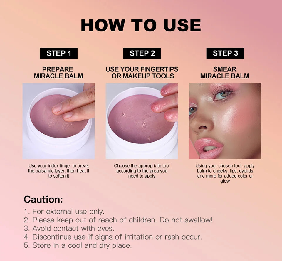 Tidesmit 4-color multi-purpose cream blush and lipstick set in a long-lasting lightweight creamy makeup formula