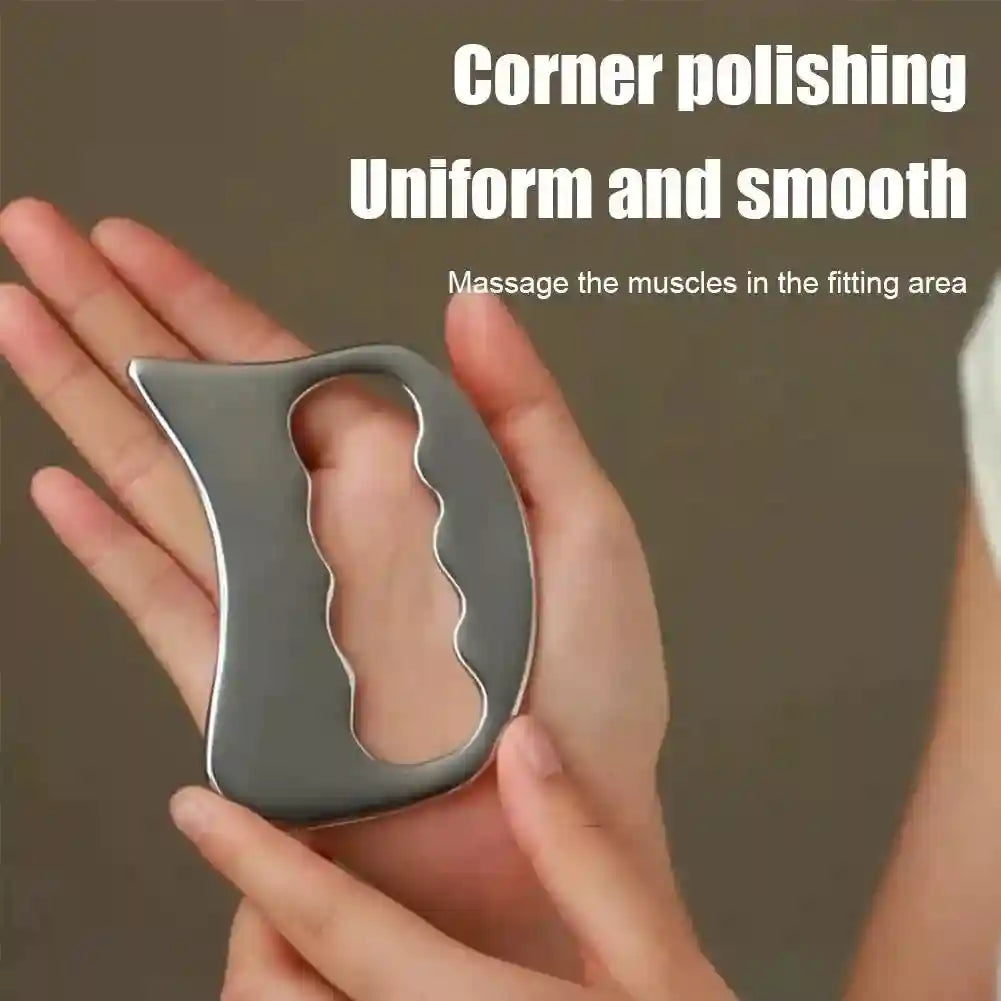 Stainless Steel Gua Sha Massage Tool for Face and Body - Tidesmit Eye Massage Instrument Tidesmit