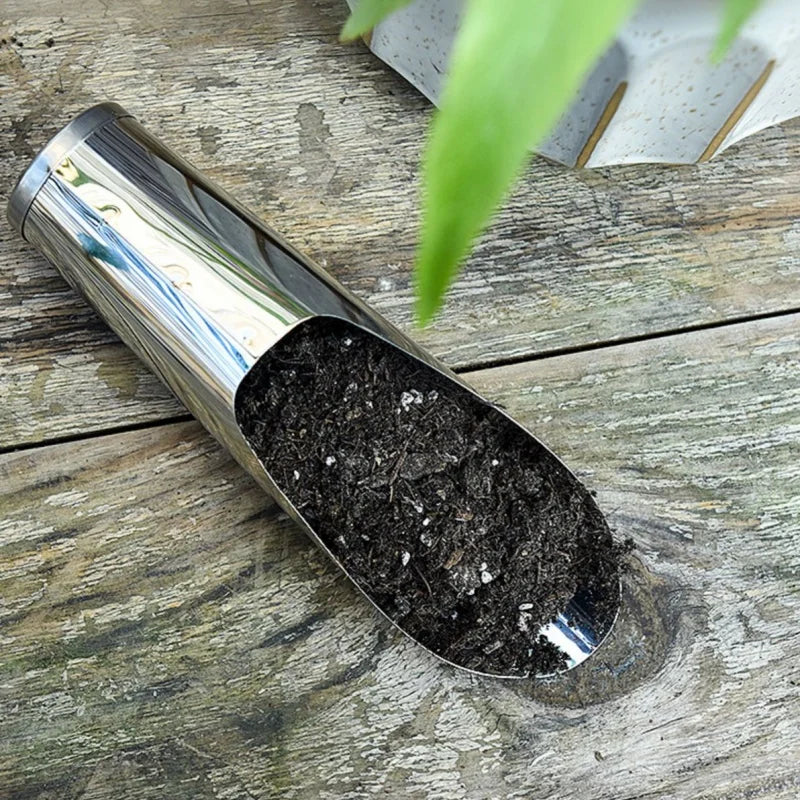 Stainless Steel Bucket Shovel Potted Cultivation Cylinder Mini Fleshy Plant Soil Spade&Shovel Gardening