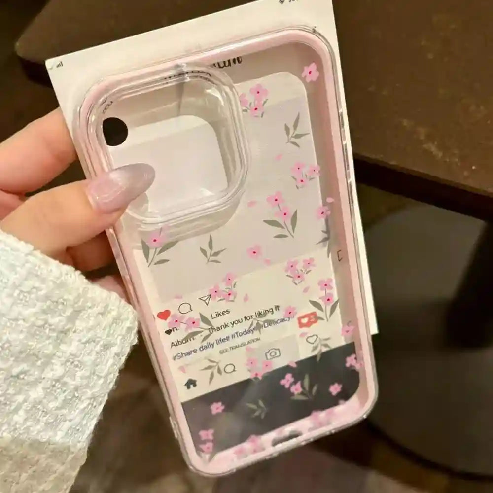 Floral iPhone 15 Pro Case - Slim Shock-Absorbing Cover with Drop Protection 2NG90 Tidesmit