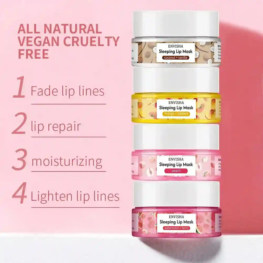 Lip Sleeping Mask Moisturizing Balm - Nourishing Overnight Treatment Lip Care Tidesmit