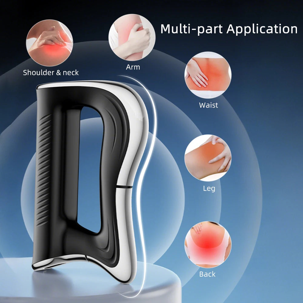 Electric Fascia Massage Tool with Heat Therapy - Tidesmit Recovery Blade Back Massage Instrument Tidesmit