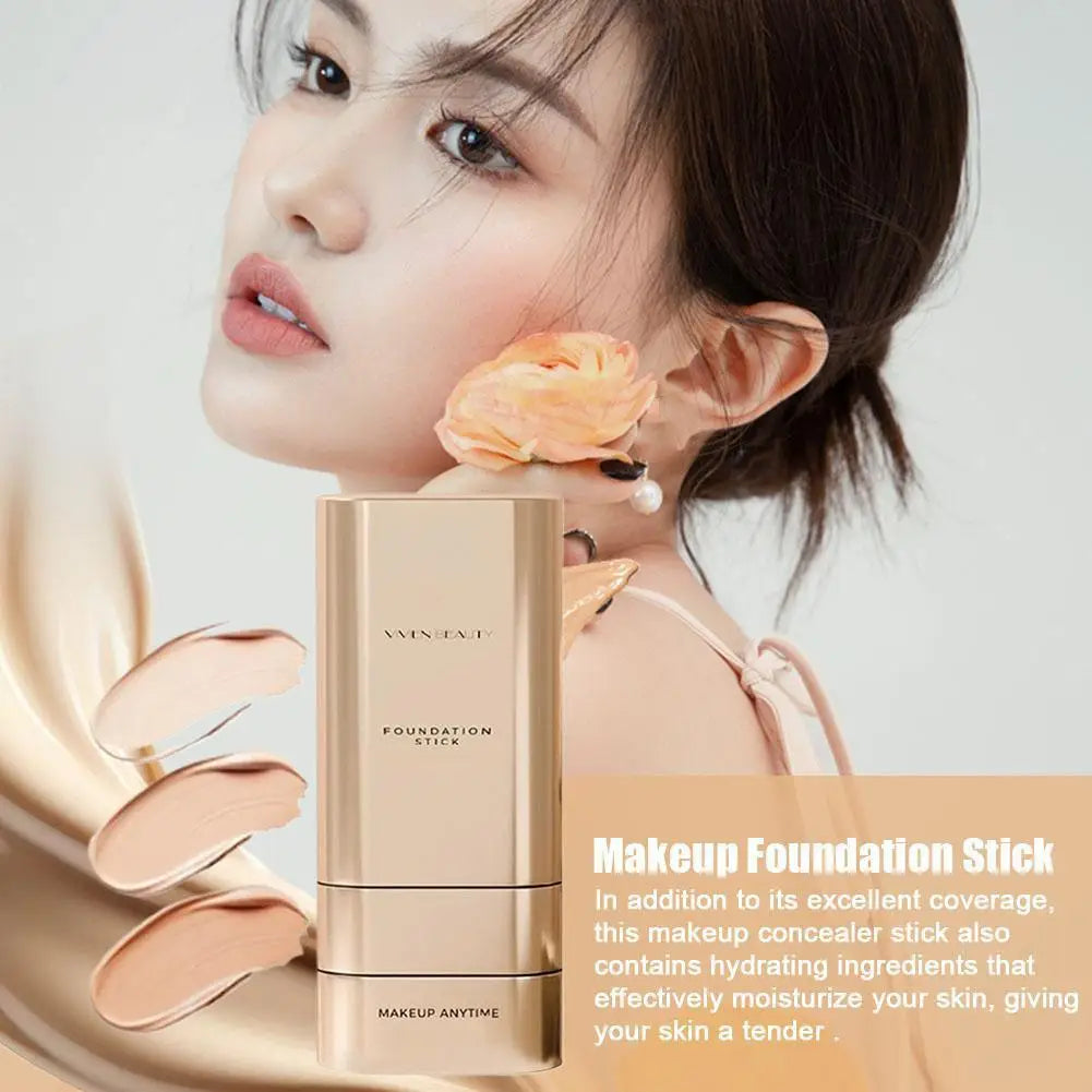 Tidesmit double headed foundation stick and concealer providing long lasting oil control and nourishing sun protection