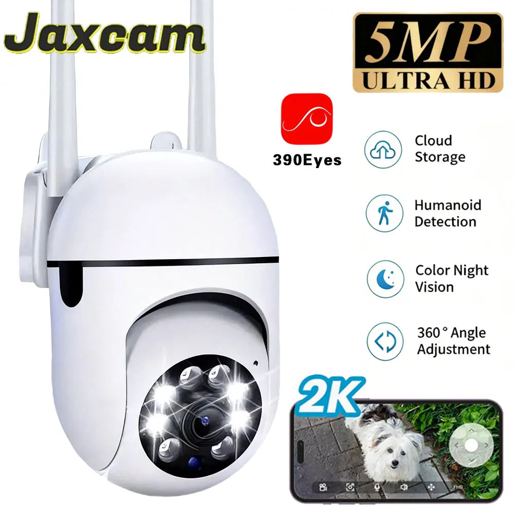Cam720 5MP HD WiFi Surveillance Camera Home Color Night Auto Tracking Security IP Camera Indoor CCTV Surveillance Camera