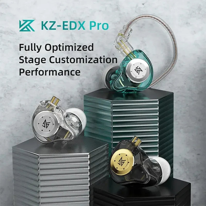 KZ EDX Pro HiFi Wired Earbuds | Tidesmit Audio | Dual Magnetic Driver Tidesmit