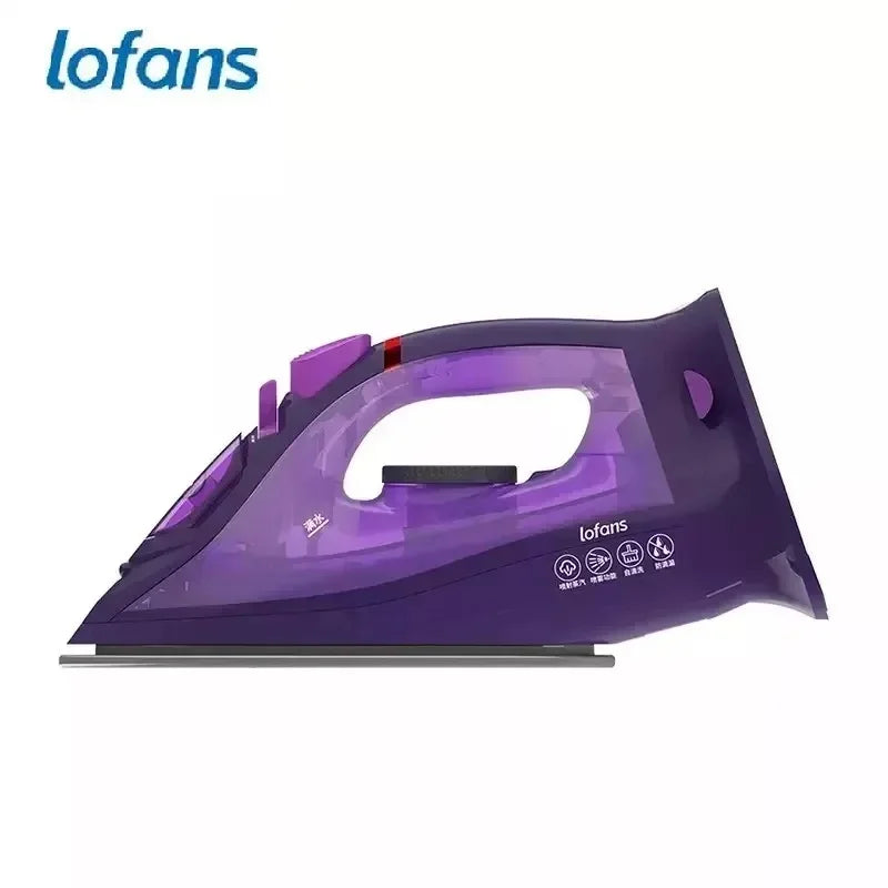 Tidesmit Lofans YD-012V cordless steam iron showing 280ml water tank and fast warm-up feature for garment care