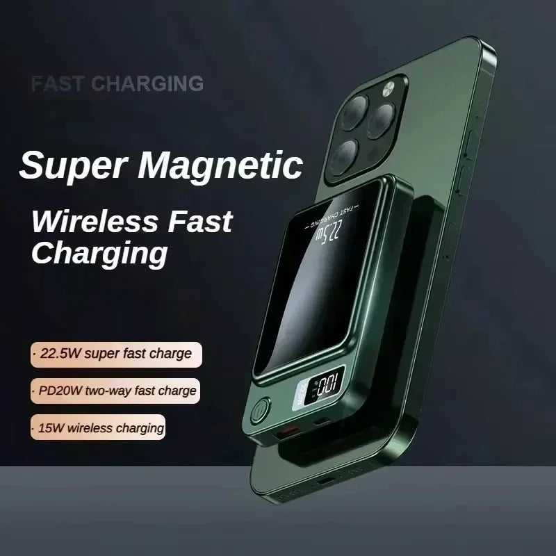 Tidesmit 100000mAh Magnetic Fast Charging Power Bank - High Capacity Tidesmit