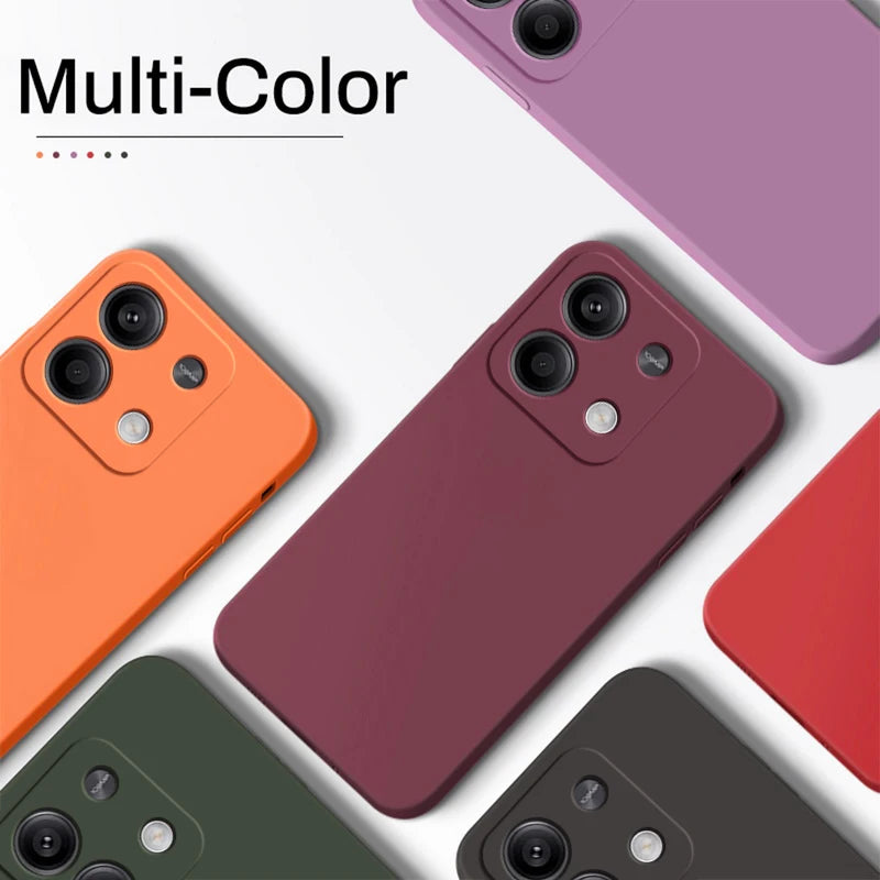 Redmi Note 13 Liquid Silicone Case - Slim Shock-Absorbing Cover Tidesmit