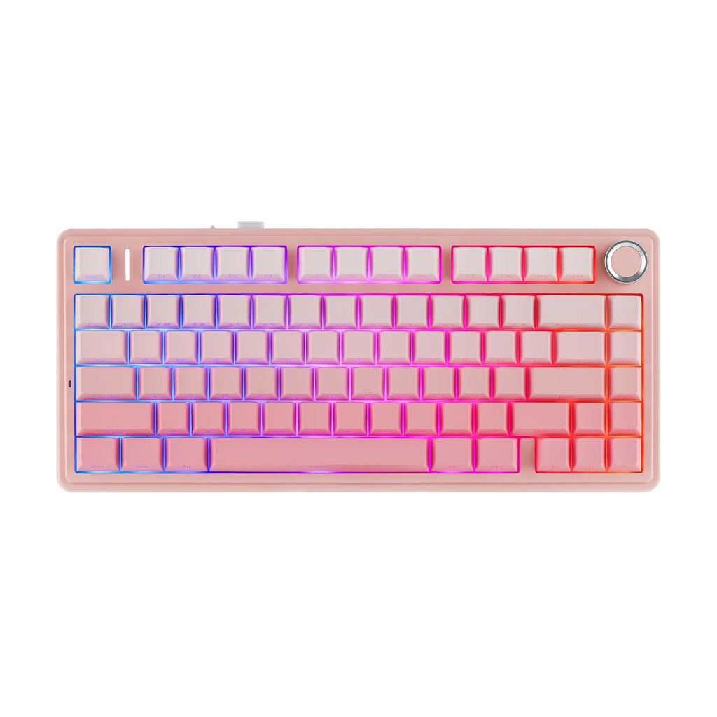 EPOMAKER x AULA F75 75% ANSI Hot-Swap Gasket Bluetooth 5.0/2.4G Wireless/Wired Mechanical Keyboard PBT Keycaps for Mac/Win