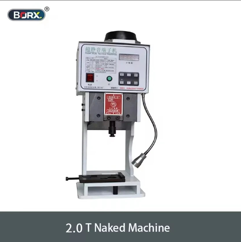 2.0T naked crimping machine with control panel and cable terminal head