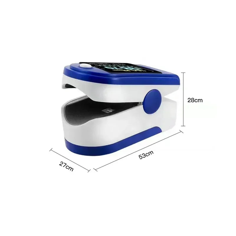 Finger Oximeter Digital Fingertip Pulse Oximeter Blood Oxygen Saturation Meter Finger SPO2 PR Heart Rate Monitor Health Care