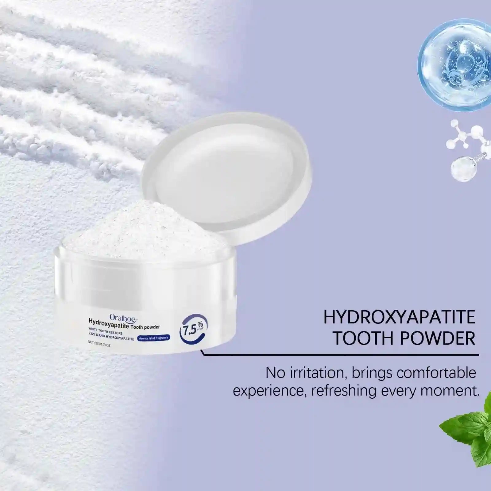 Tidesmit natural teeth whitening foam for deep cleaning and daily fresh breath