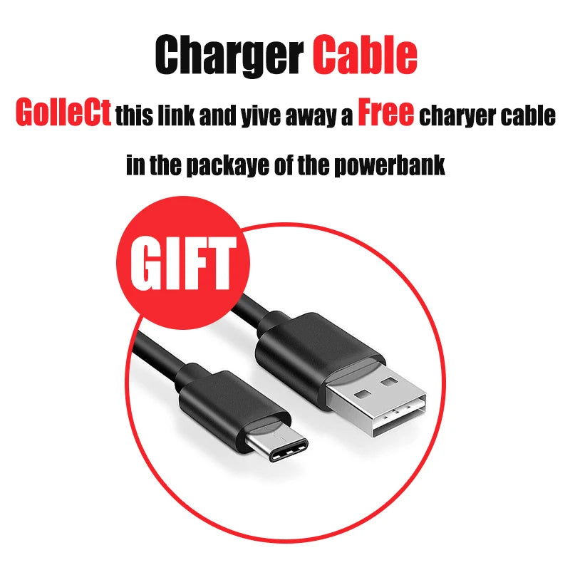 200000mAh Fast Charging Power Bank | 130W PD Portable Battery Data Cable Above 100000mAh Tidesmit