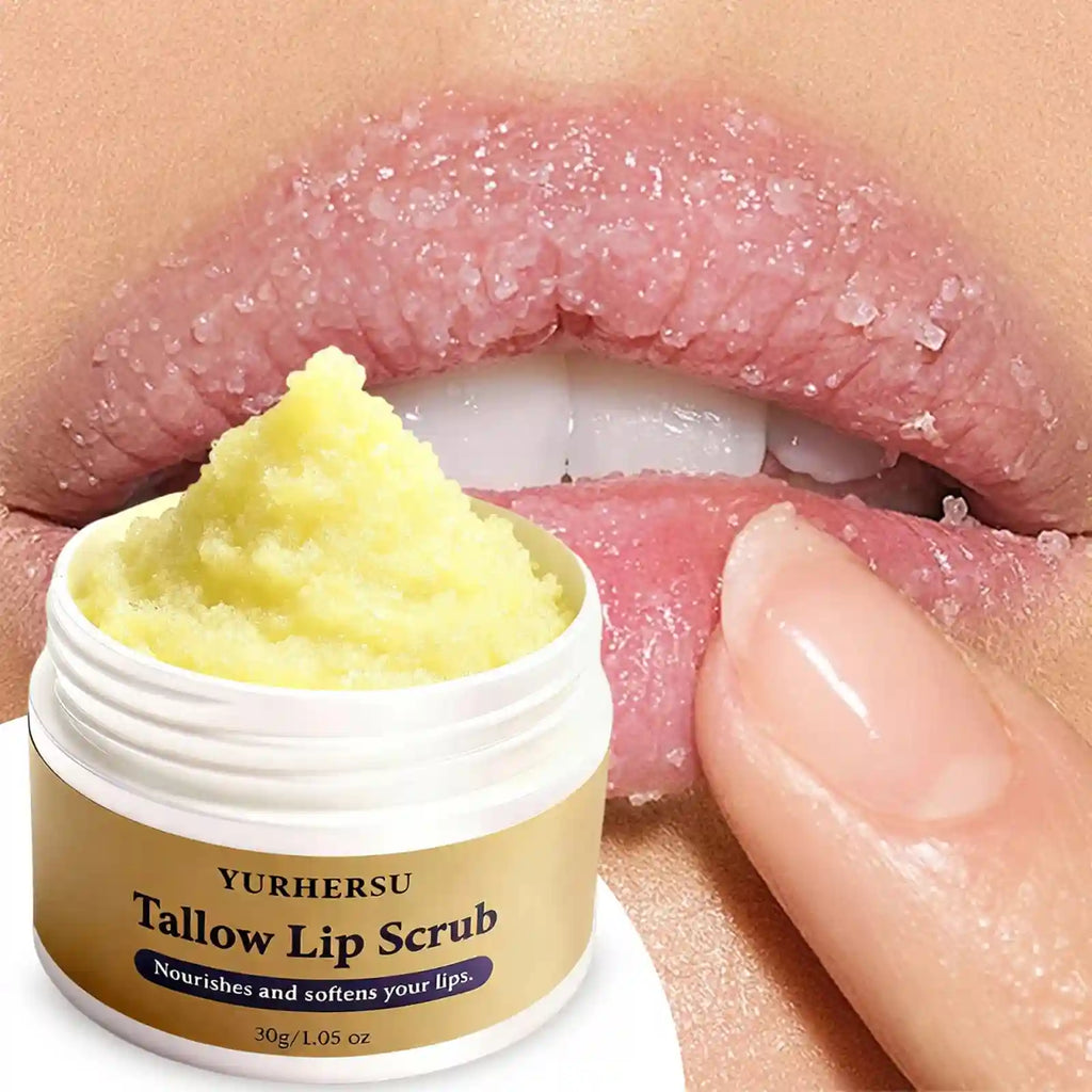 Grass Fed Beef Tallow Lip Scrub with Manuka Honey - 30g Tidesmit Lip Care Tidesmit