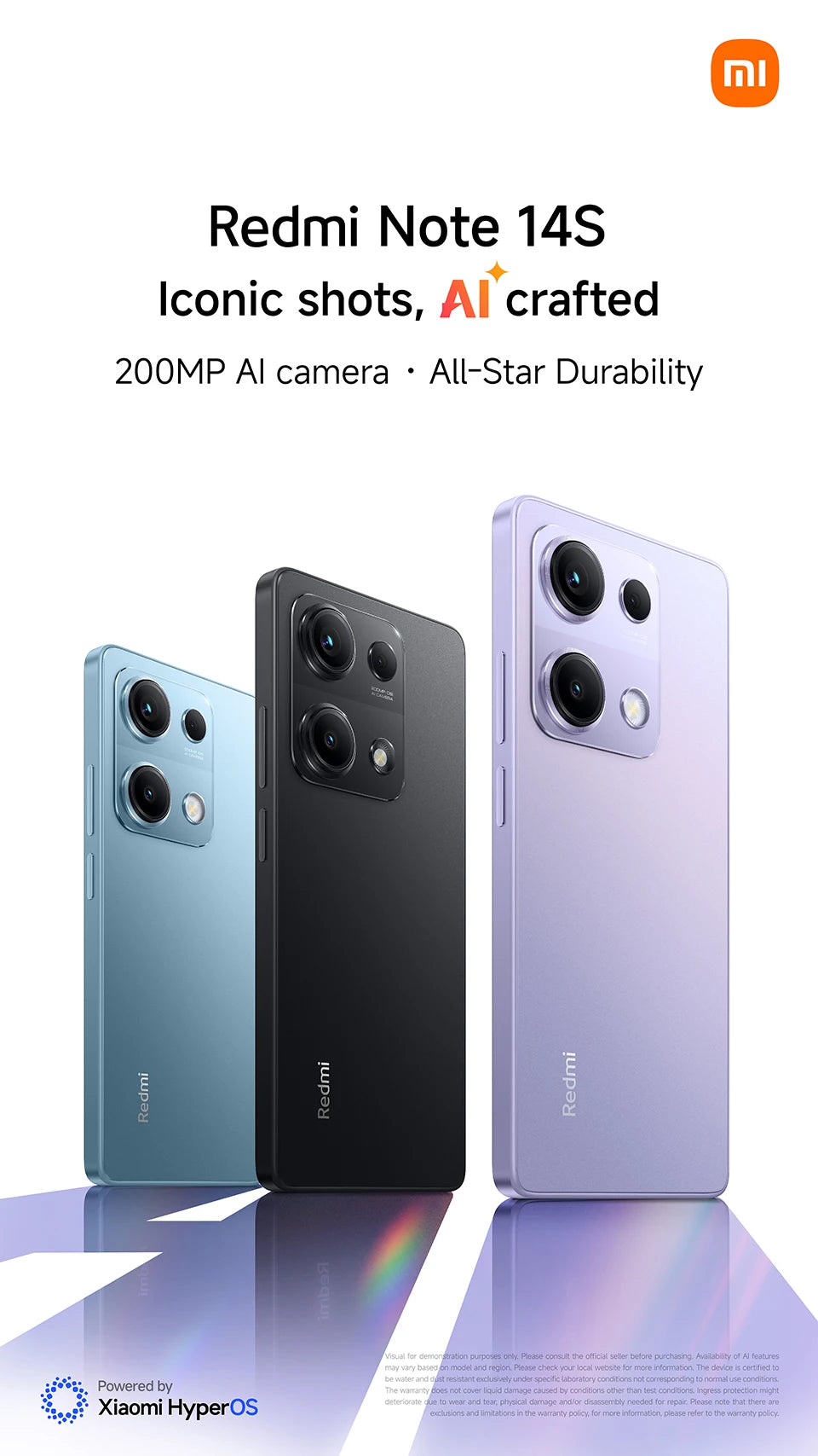 Global Version Xiaomi Redmi Note 14S Smartphone 200MP Camera 120Hz 6.67" AMOLED Display MTK Helio G99 67W Hyper Charge 5000mAh