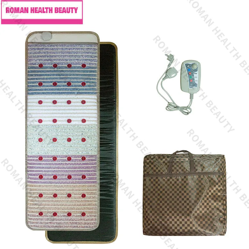 Far Infrared PEMF Bio-Crystal Mat 150x50cm - Heat Therapy Relief Body Shaping Massage Equipment Tidesmit