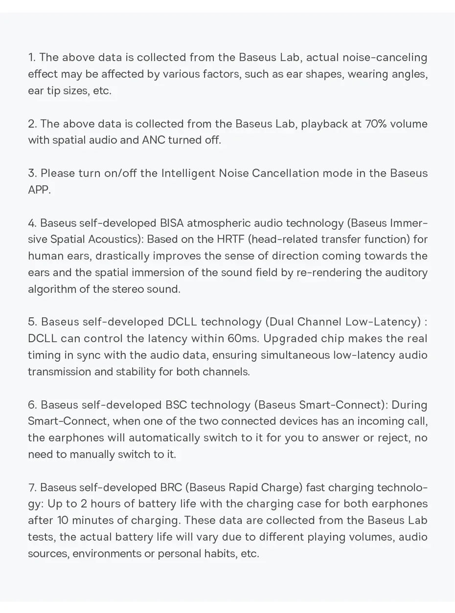 Baseus Bowie M2s ANC Earphone Bluetooth 5.3 Hybrid -48dB Noise Cancellation Wireless Headphone Support 3D Spatial Audio Earbuds Tidesmit