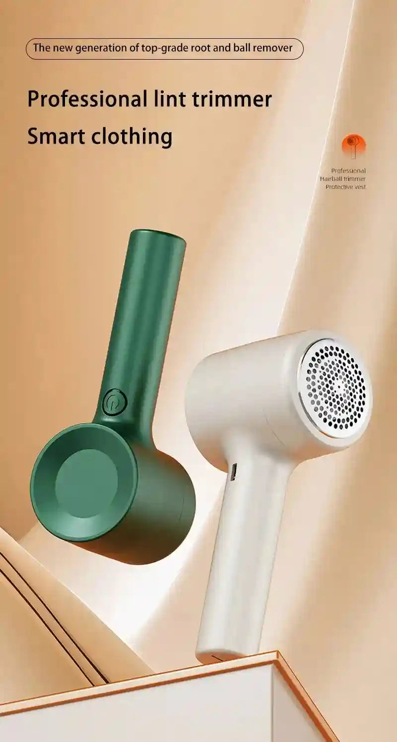 Tidesmit rechargeable fabric shaver removing lint and hair balls from clothing, handheld laundry appliance, view 7