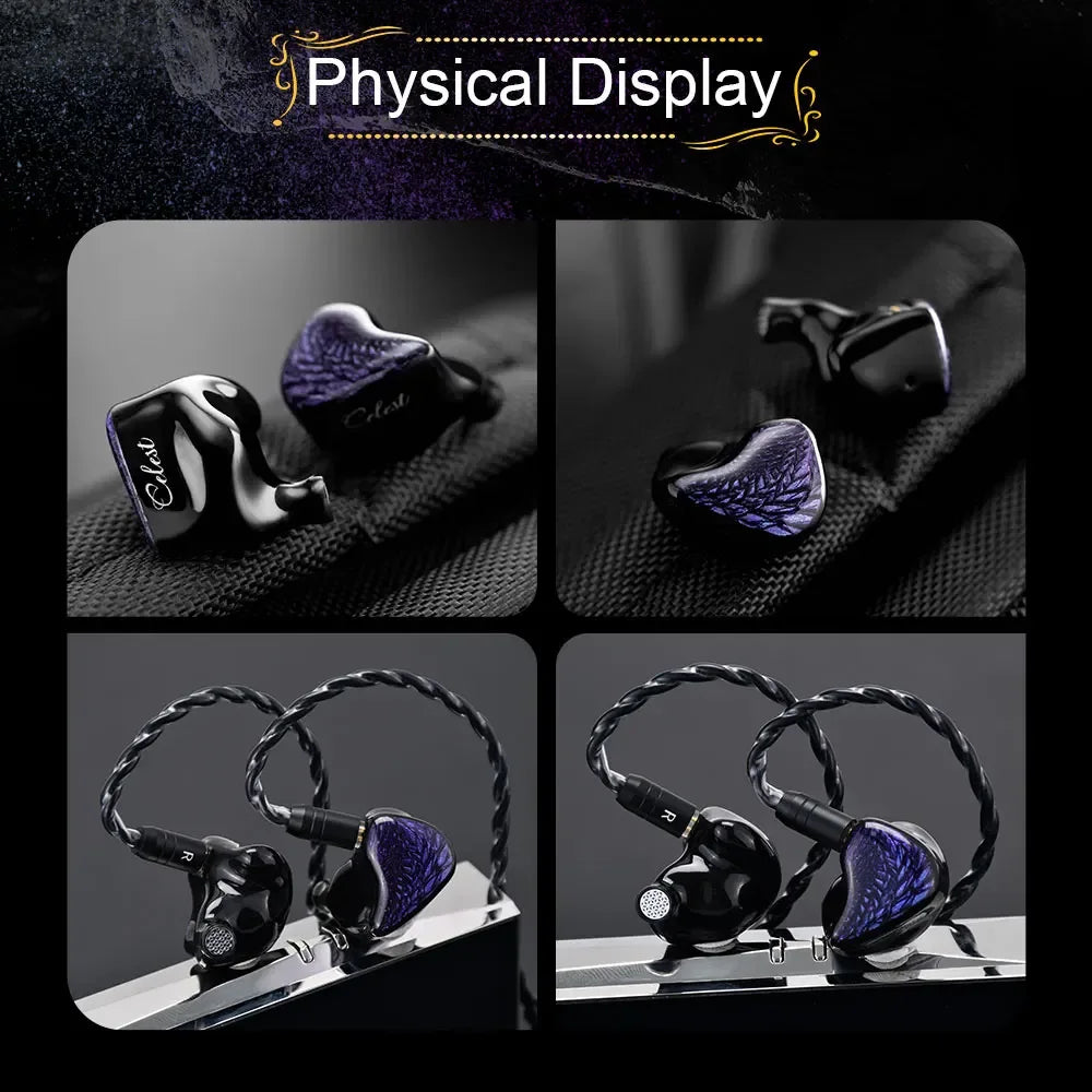 Celest Wyvern HiFi Wired IEM Earphones With Microphone | Tidesmit Tidesmit