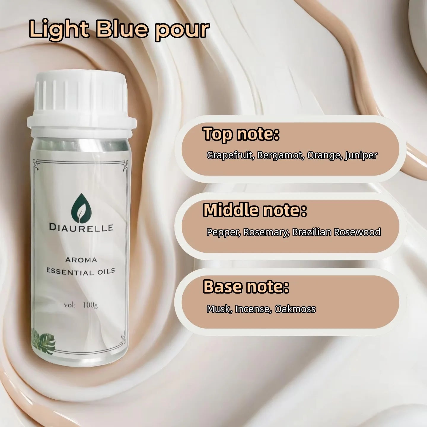 100ml Diaurelle Diffuser For Fragrance Oils Scent Hotel Premium Essential Oil for Aromatherapy Diffuser Waterless Diffuser Oil