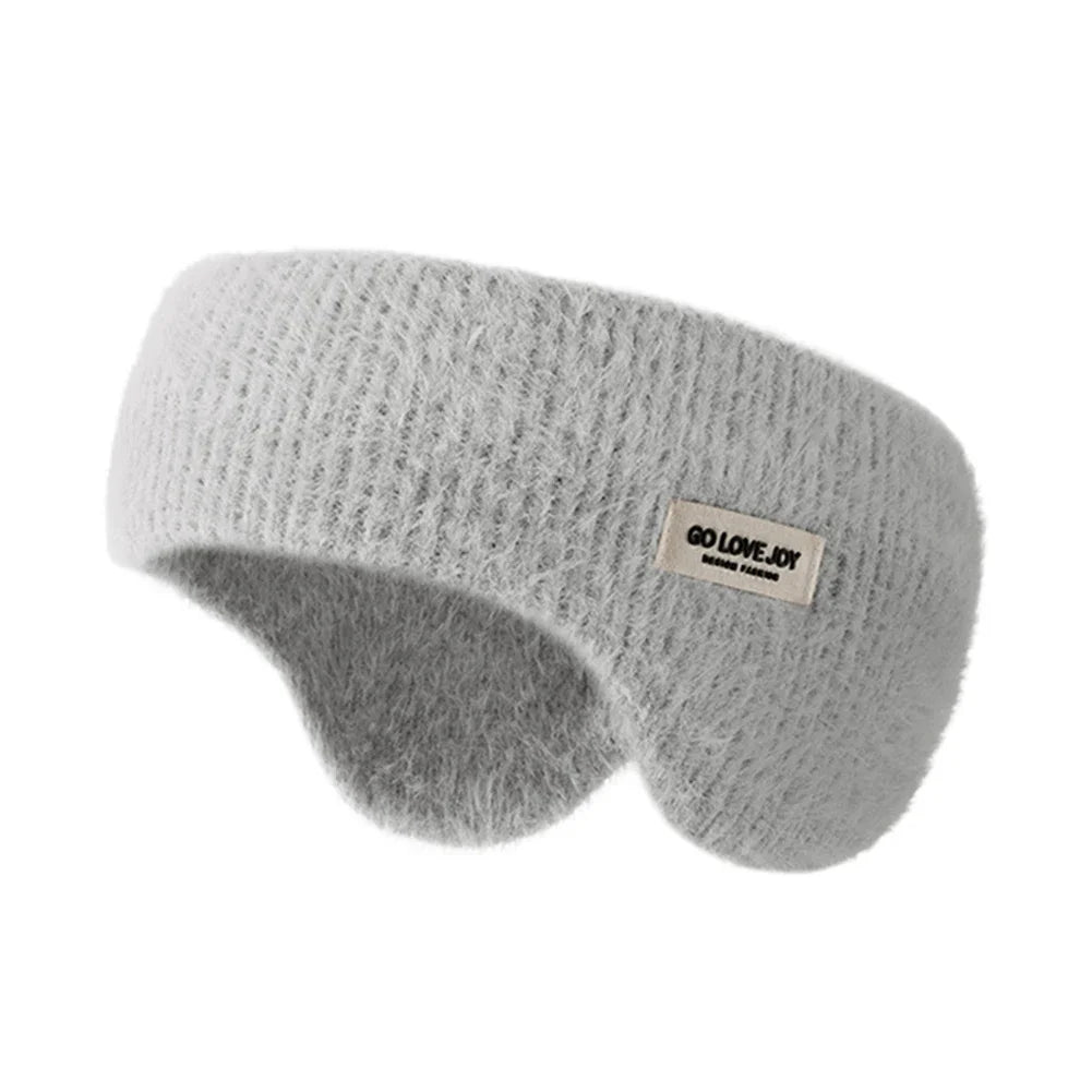 Knitted Winter Earmuffs: Thermal Ear Warmers for Cold Weather Comfort grey Tidesmit