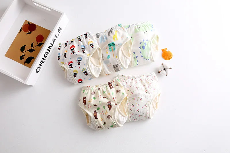 New Baby Wing Diaper Cotton Baby Waterproof Reusable Training Pants Infant Shorts Nappies Panties Nappy Changing Underwear Cloth