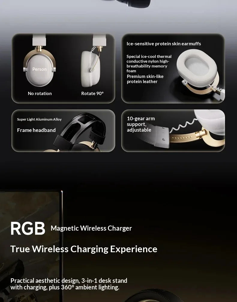 V9 Turbo Wireless Gaming Headset – Esports Audio by Tidesmit Tidesmit