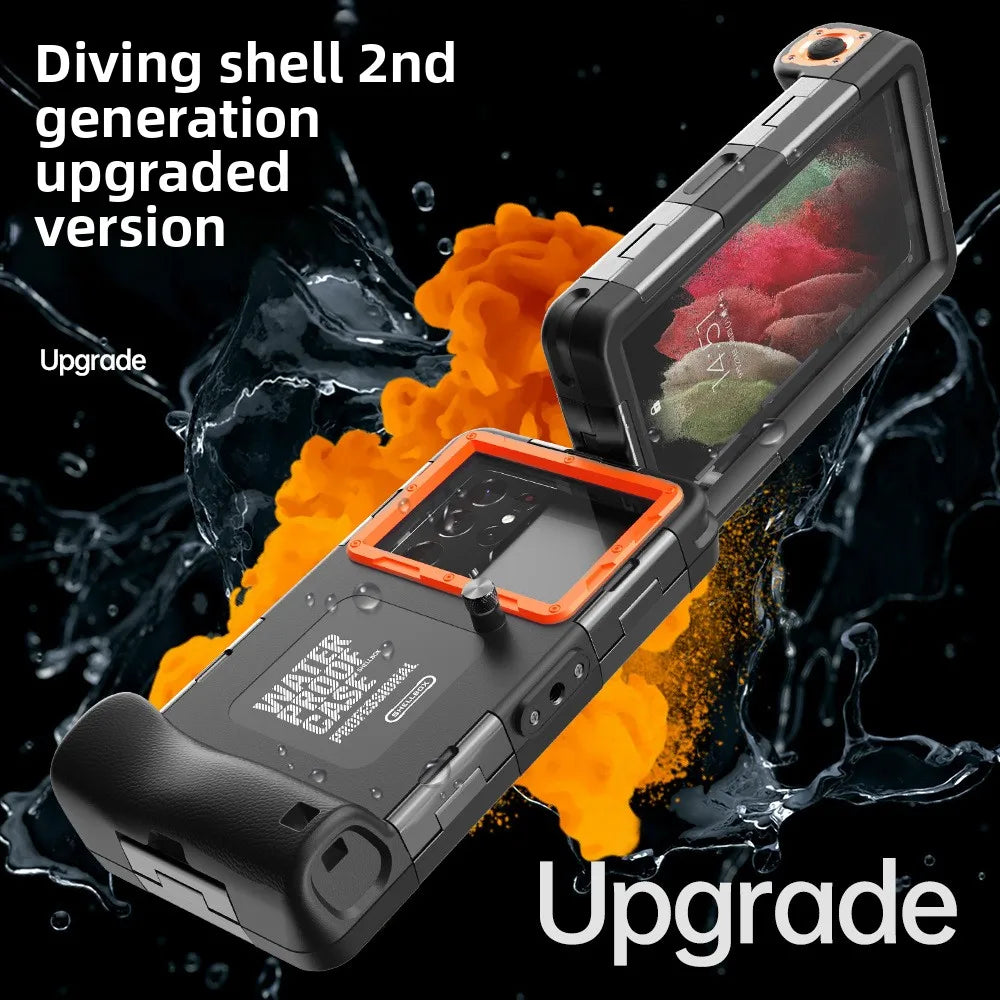 IP68 Waterproof Phone Case for Diving - Military-Grade Protection Button operation b China Mainland Tidesmit