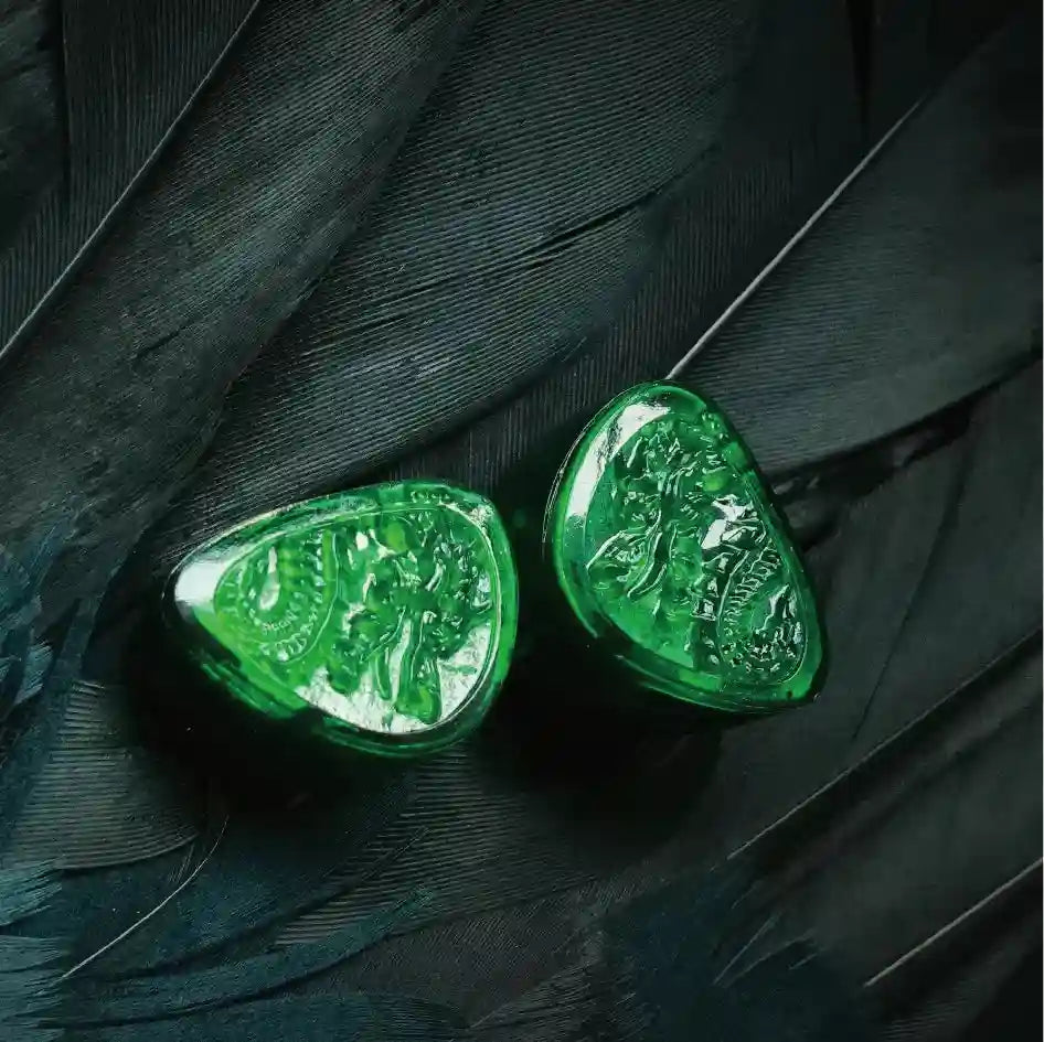 TangZu Waner 2 IEM Wired Earbuds | Balanced Studio Monitor Sound Green TYPE C Tidesmit