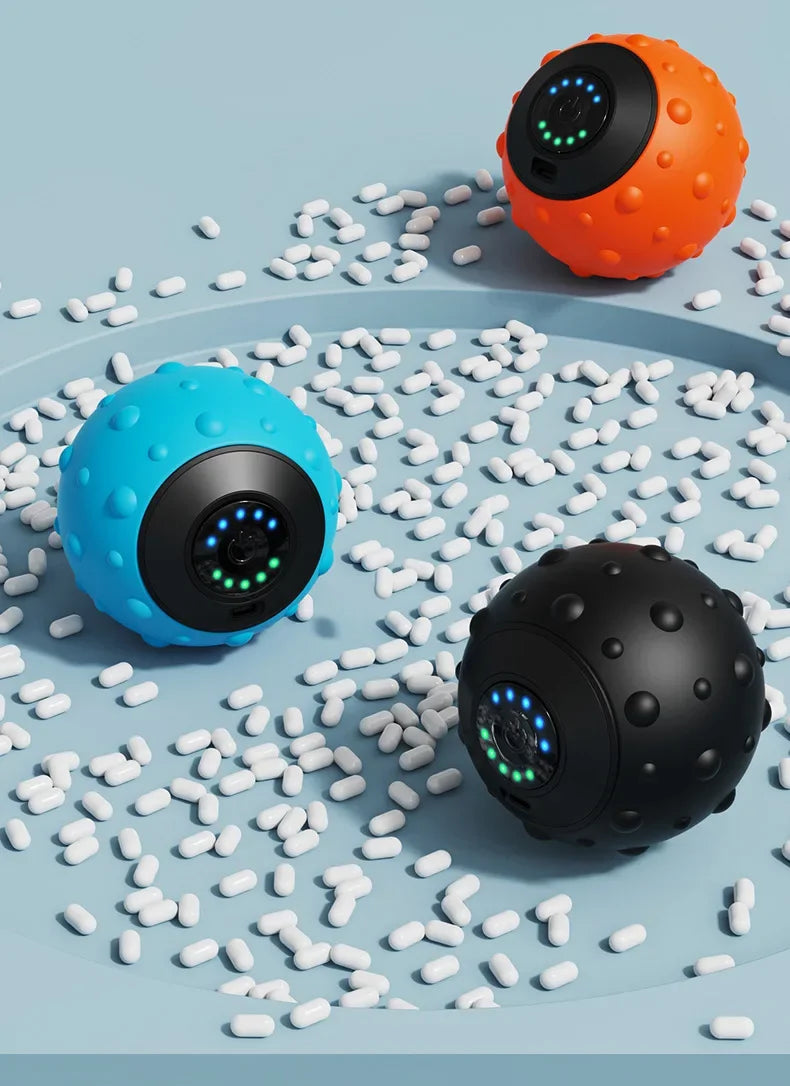 Vibrating Massage Ball for Muscle Recovery - Portable Therapy Tool Relaxation Treatment Tidesmit