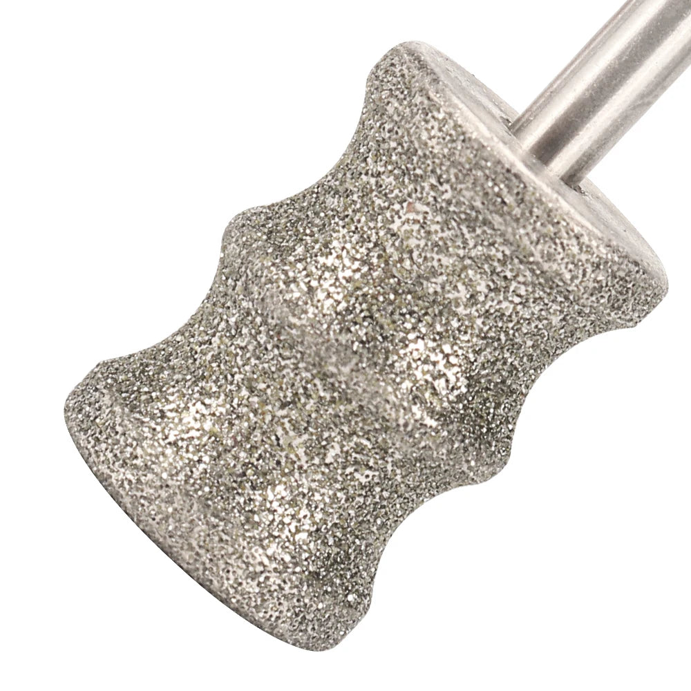 Replacement diamond grinding head for pet electric nail trimmer for smooth, safe dog and cat paw grooming.
