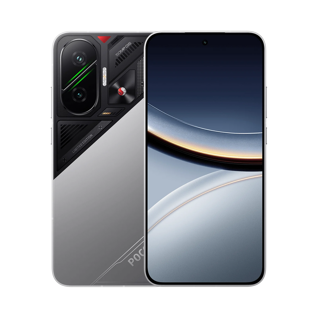 POCO F7 5G Smartphone 12GB RAM 256GB - 1.5K AMOLED Display AE Silver UNITED KINGDOM 12GB|256G|Global Version Tidesmit