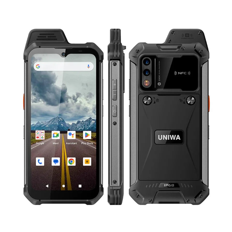 UNIWA W999 ATEX Explosion-proof Smartphones Rugged IP68 6.39" FHD Andriod13 8GB+128GB 5000mAh Walkie Talkie PTT NFC Mobile Phone