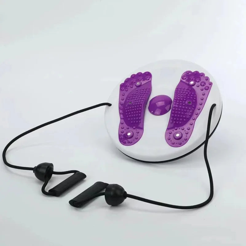Magnetic Waist Twisting Disc for Home Fitness – Tidesmit Fitness Series Body Shaping Massage Equipment Purple Tidesmit